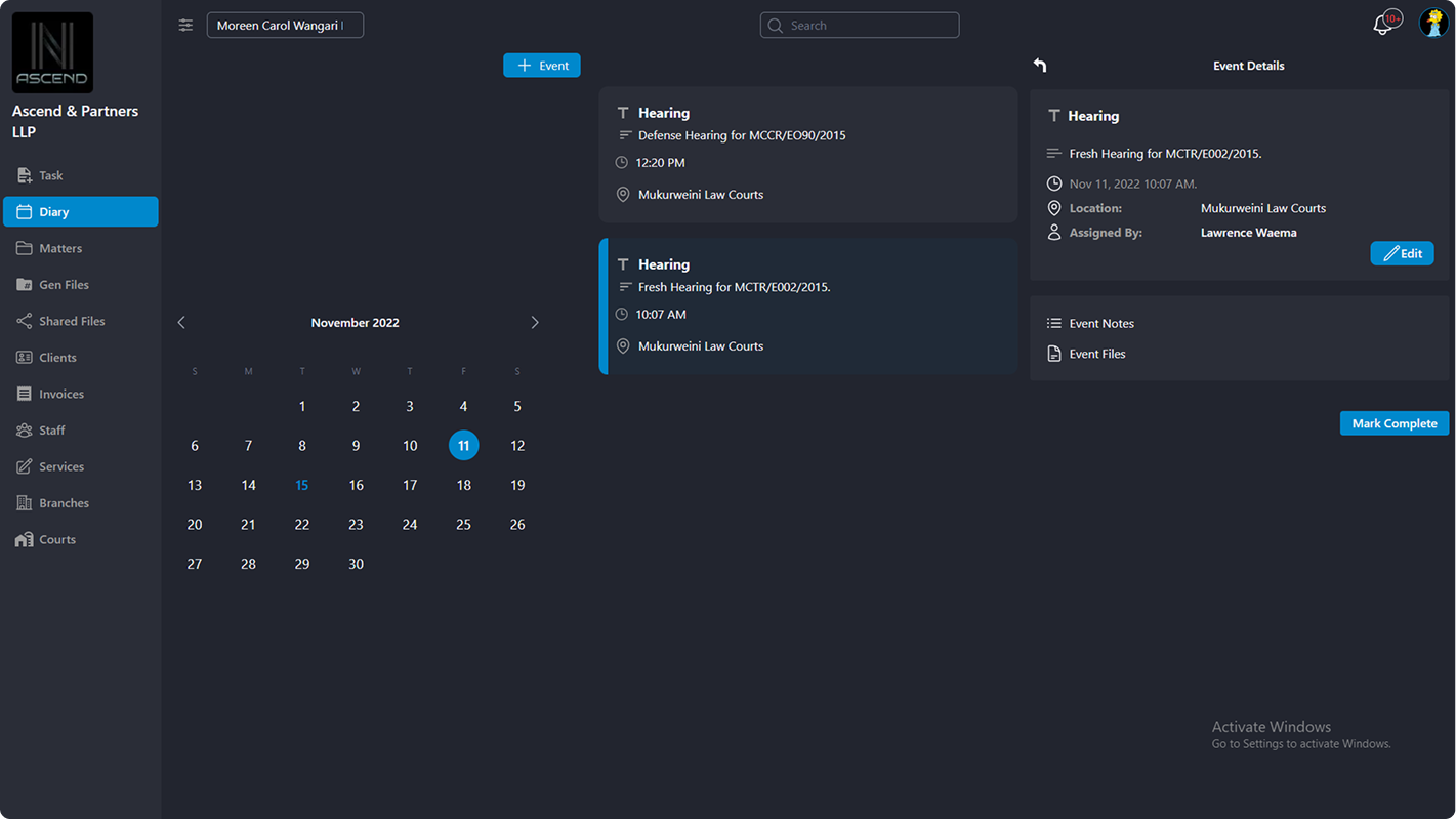 Elegal - Law Firm Management Software