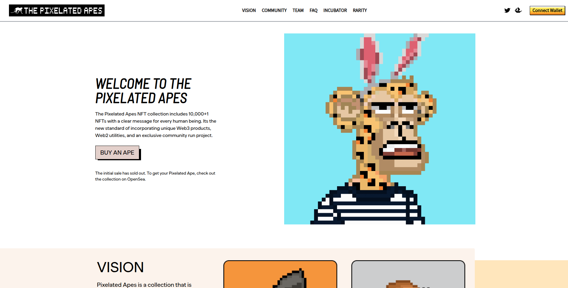 Pixelated Apes - NFT Platform