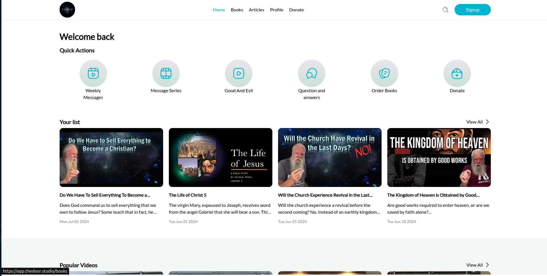theDoor Studio Platform